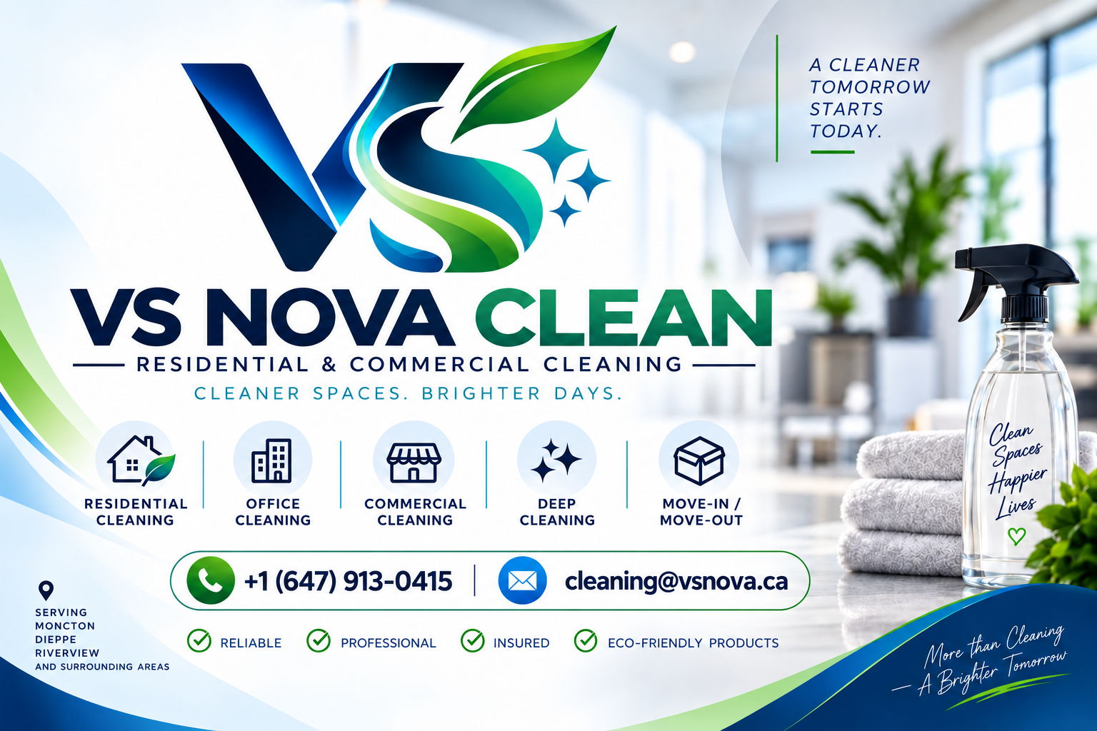 VS Nova Clean residential and commercial cleaning services